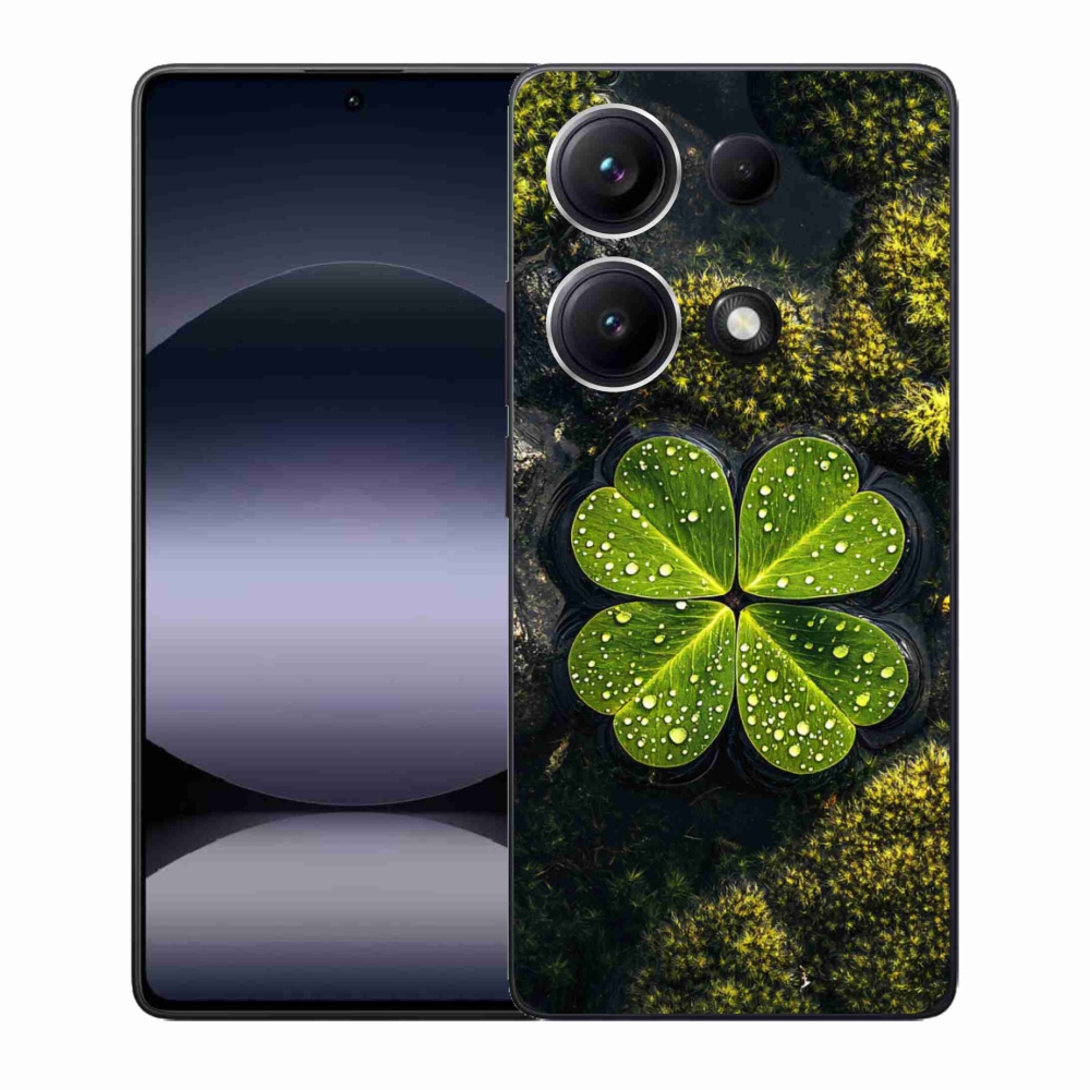 Gél borítás mmCase a Xiaomi Redmi Note 14S-hez - négylevelű lóhere