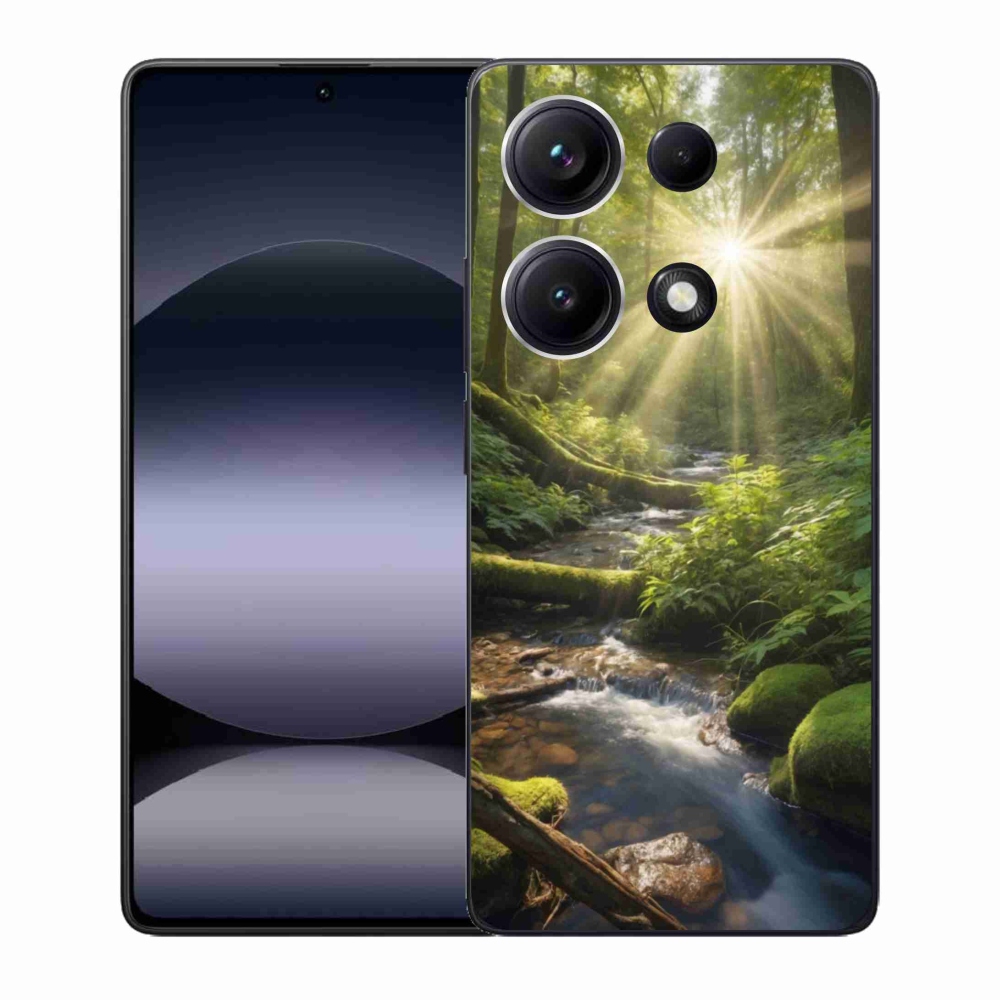 Gél borítás mmCase a Xiaomi Redmi Note 14S-hez - erdei mélységű