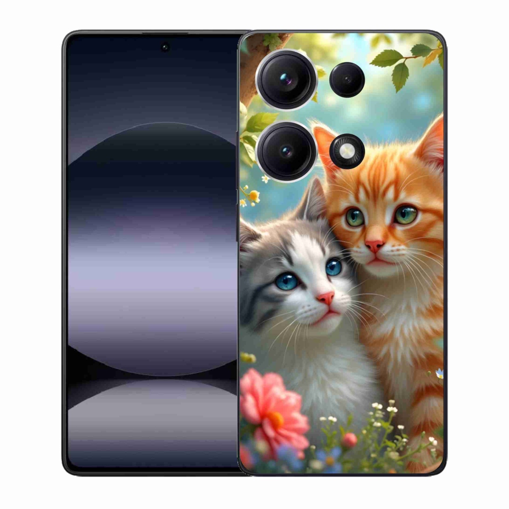 Gél borító mmCase a Xiaomi Redmi Note 14S-hez - macska szeretet 2