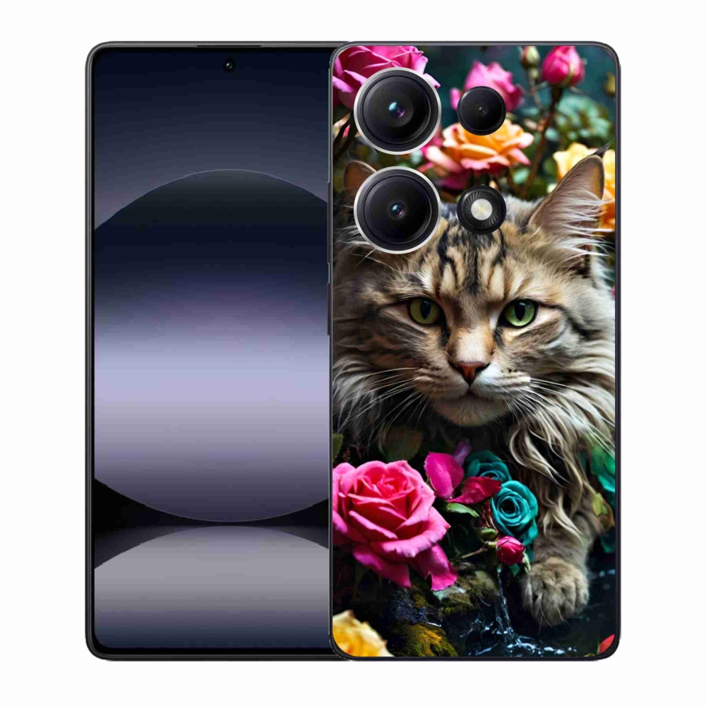 Gél borítás mmCase a Xiaomi Redmi Note 14S-hez - macskaszem nézet 2