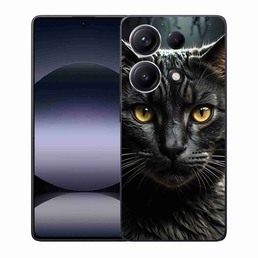 Gél borítás mmCase a Xiaomi Redmi Note 14S-hez - macskaszem 3