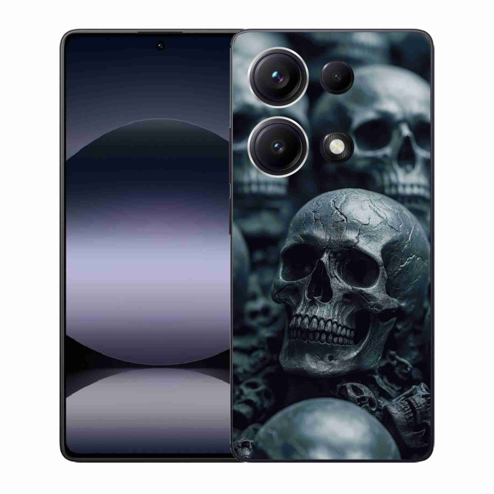 Gél borítás mmCase a Xiaomi Redmi Note 14S-hez - koponya 2
