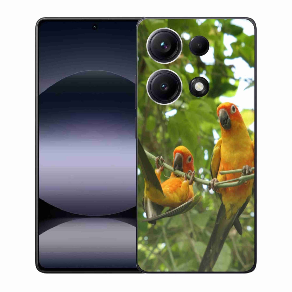 Gél borító mmCase a Xiaomi Redmi Note 14S-hez - papagájok aratingy