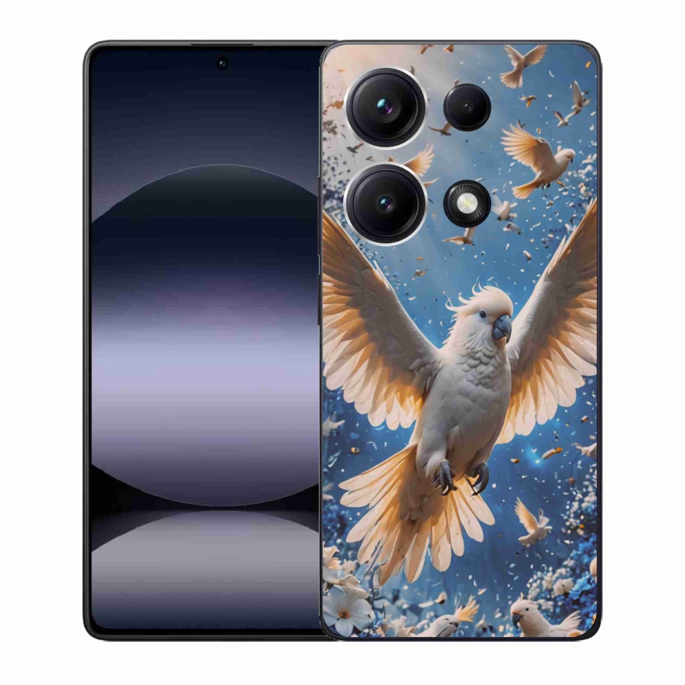 Gél borítás mmCase a Xiaomi Redmi Note 14S-hez - papagáj kakadu