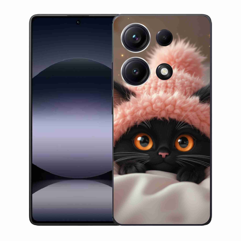 Gél borító mmCase a Xiaomi Redmi Note 14S-hez - aranyos cica 7