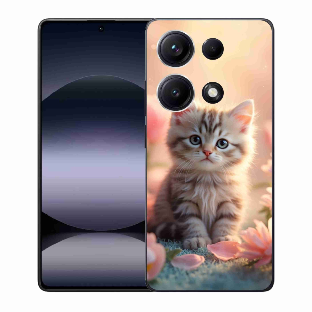 Gél borító mmCase a Xiaomi Redmi Note 14S-hez - aranyos cica 8