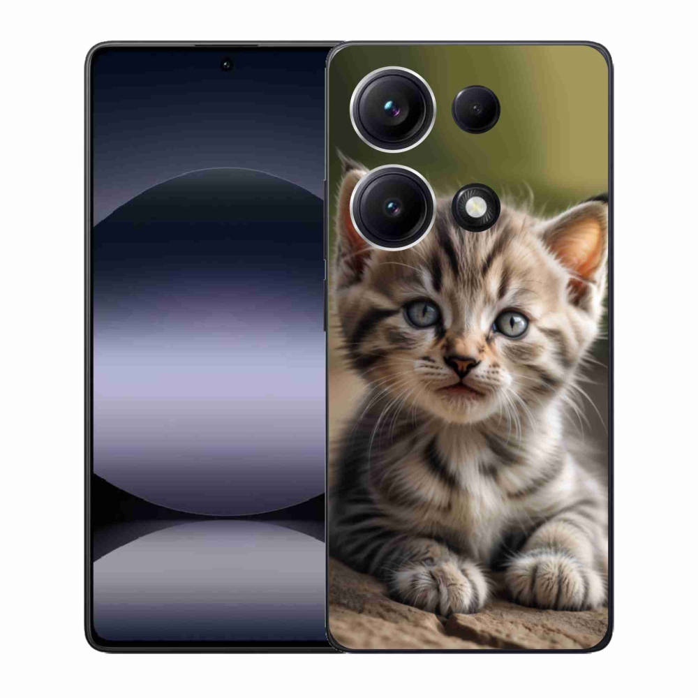 Gél borító mmCase a Xiaomi Redmi Note 14S-hez - aranyos cica 9