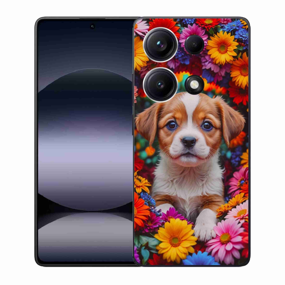 Gél borítás mmCase a Xiaomi Redmi Note 14S-hez - aranyos kiskutya