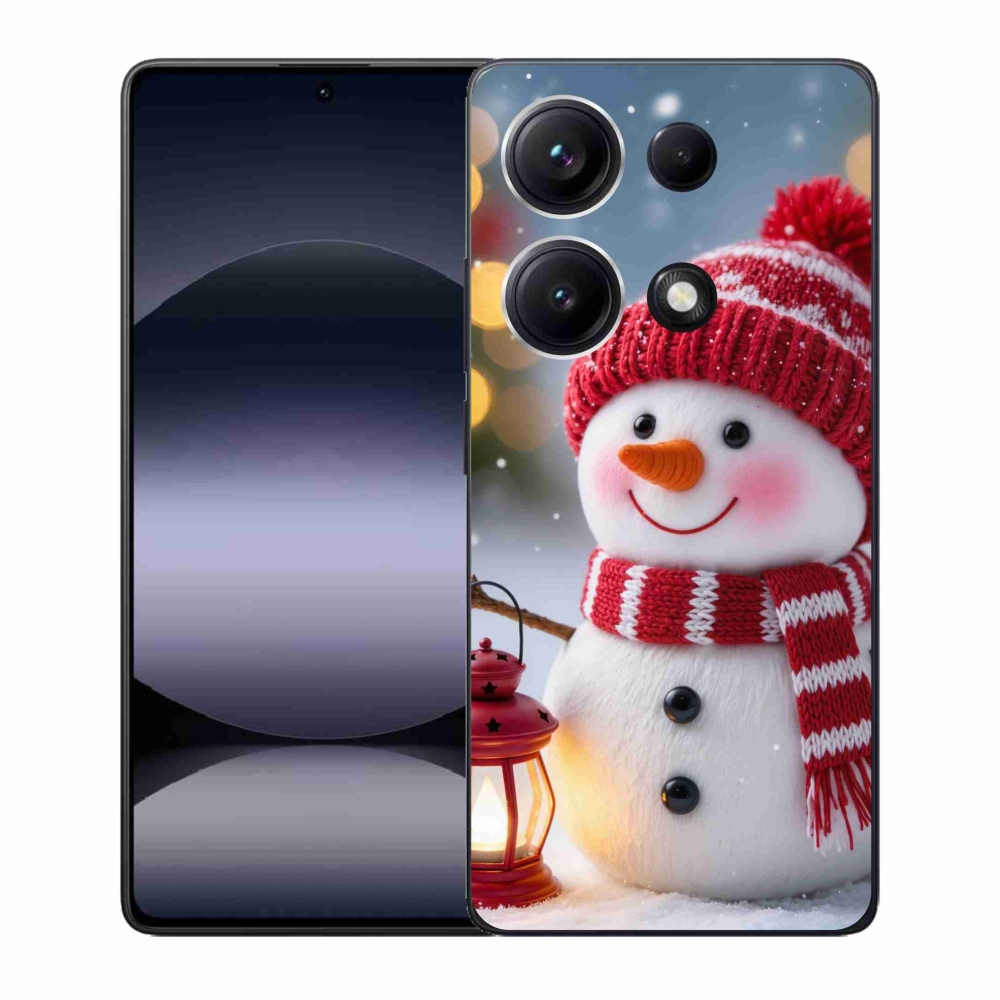 Gél borítás mmCase a Xiaomi Redmi Note 14S-hez - hóember 2