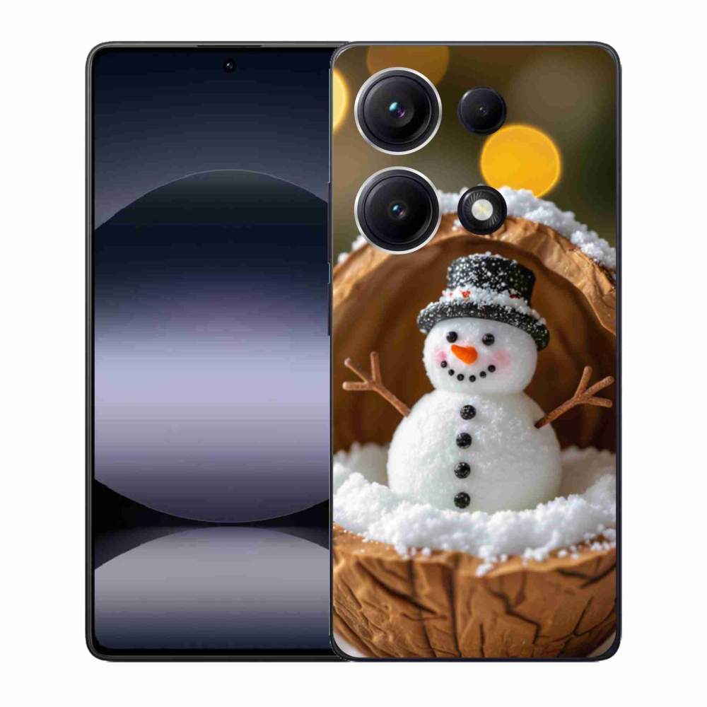 Gél borítás mmCase a Xiaomi Redmi Note 14S-hez - hóember 4