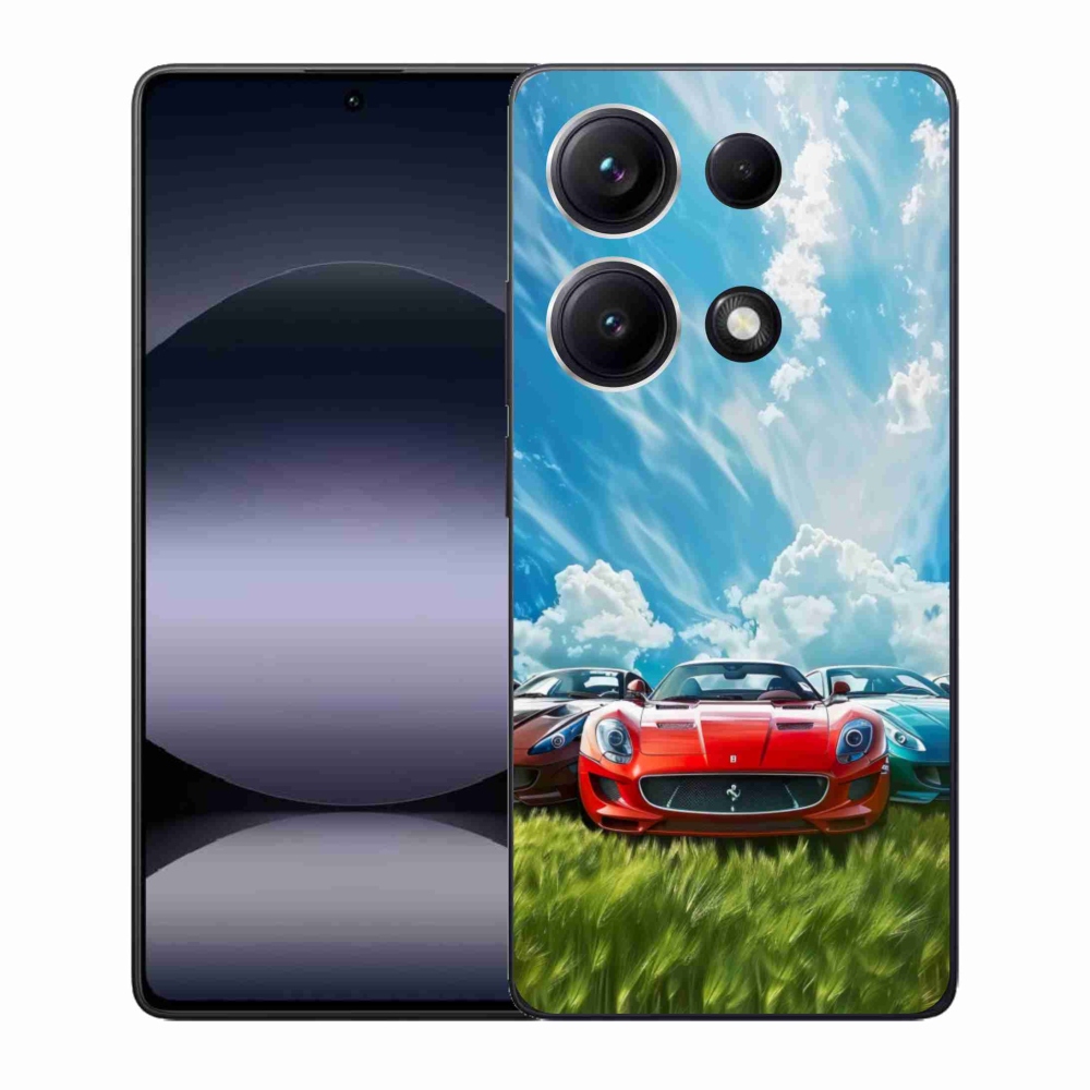 Gél borítás mmCase a Xiaomi Redmi Note 14S-hez - sportkocsikhoz