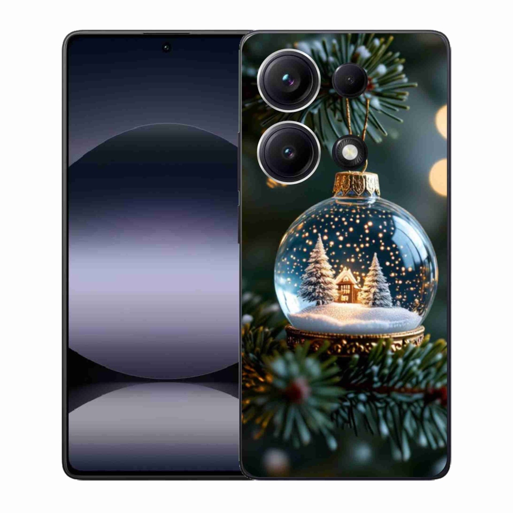 Gél borító mmCase a Xiaomi Redmi Note 14S-hez - karácsonyi gömbök 2