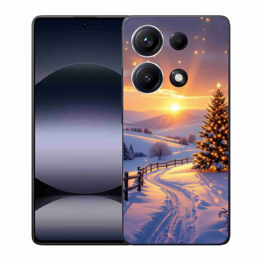 Gél borító mmCase a Xiaomi Redmi Note 14S-hez - téli tájkép