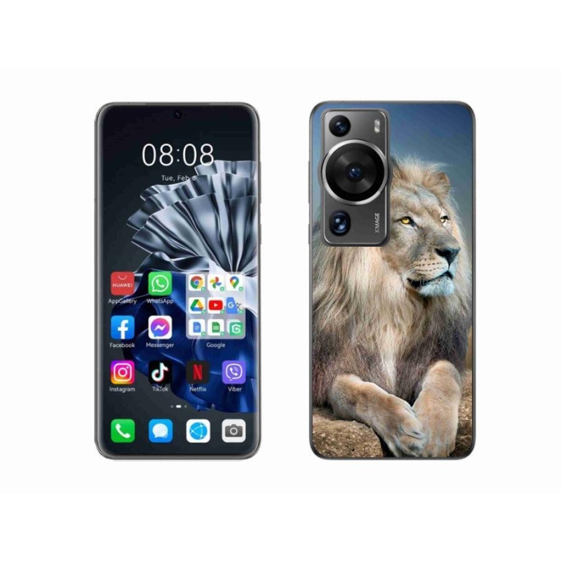 Gél tok mmCase a Huawei P60 Pro készülékhez - Lion 1