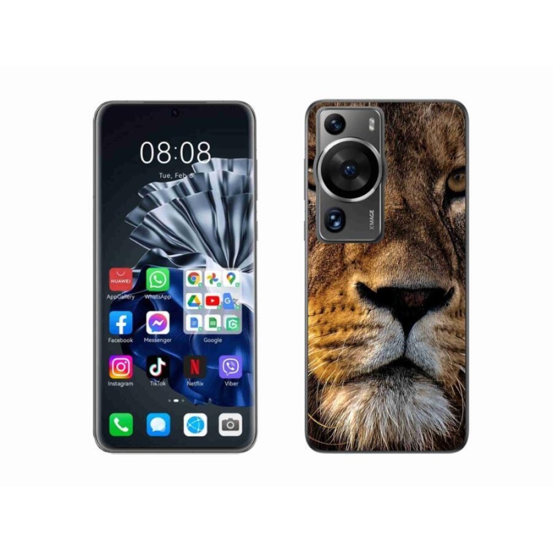 Gél tok mmCase a Huawei P60 Pro készülékhez - oroszlán