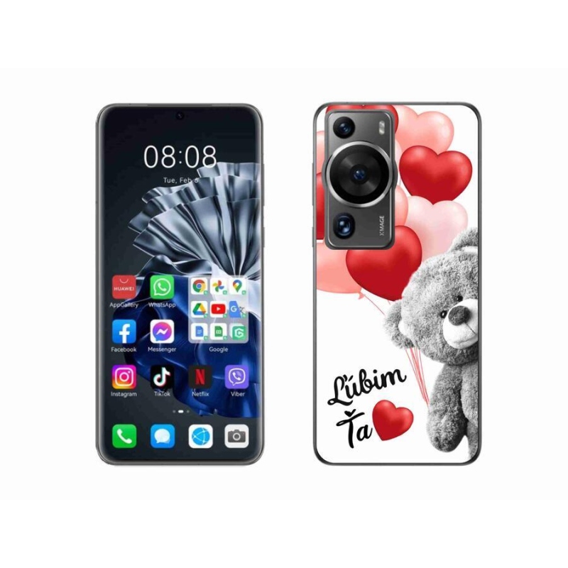 Gél tok mmCase a Huawei P60 Pro számára - I love you en
