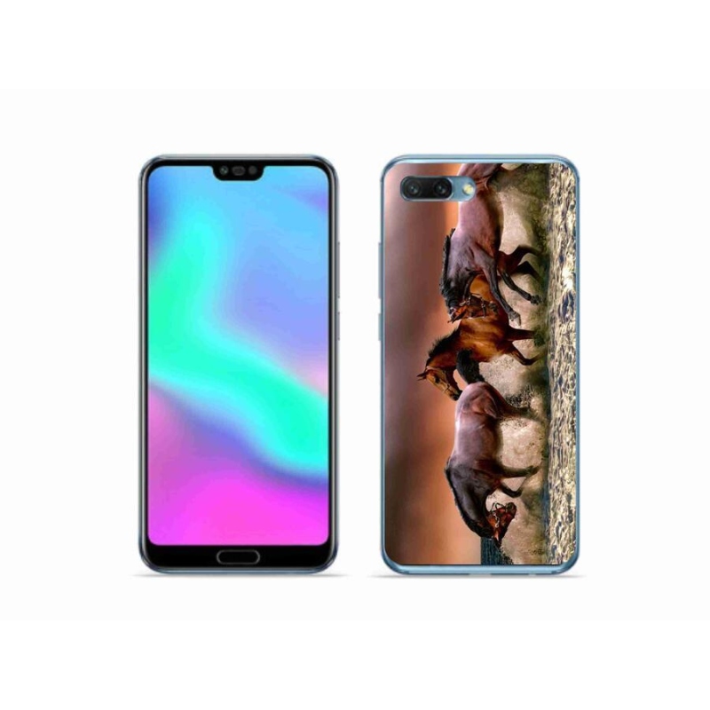 Gél tok mmCase a Honor 10 számára - lovak 1