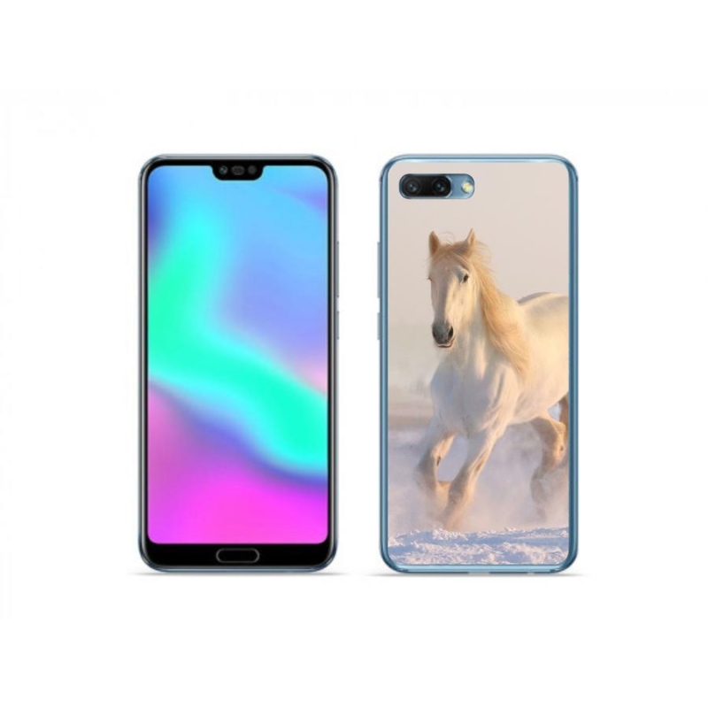 Gél tok mmCase a Honor 10 számára - ló a hóban
