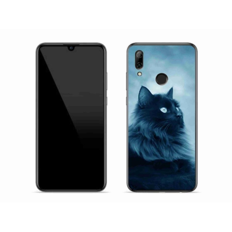 Gél tok mmCase a Honor 10 Lite készülékhez - fekete macska 1