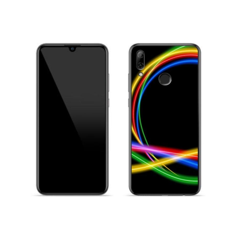 Gél tok mmCase a Honor 10 Lite készülékhez - neon körök
