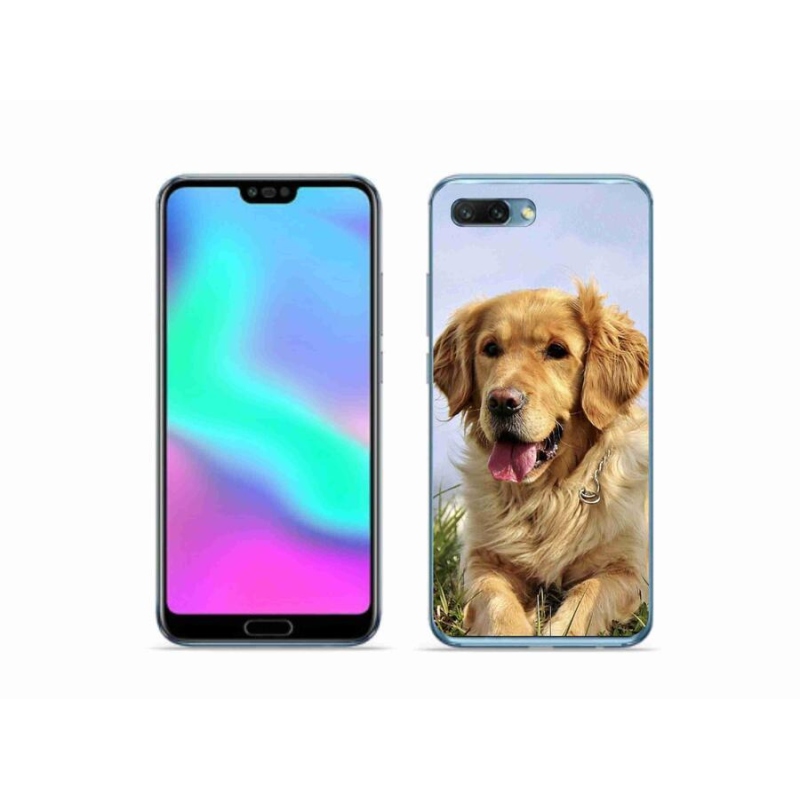 Gél tok mmCase a Honor 10 készülékhez - arany retriever