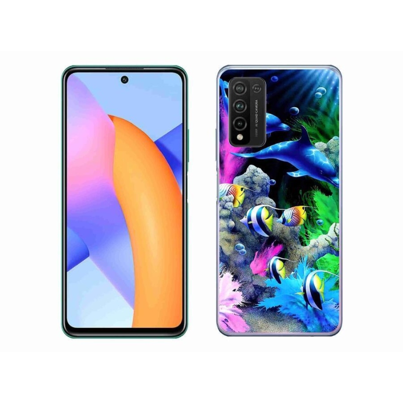 Gél tok mmCase a Honor 10X Lite készülékhez - tengeri világ