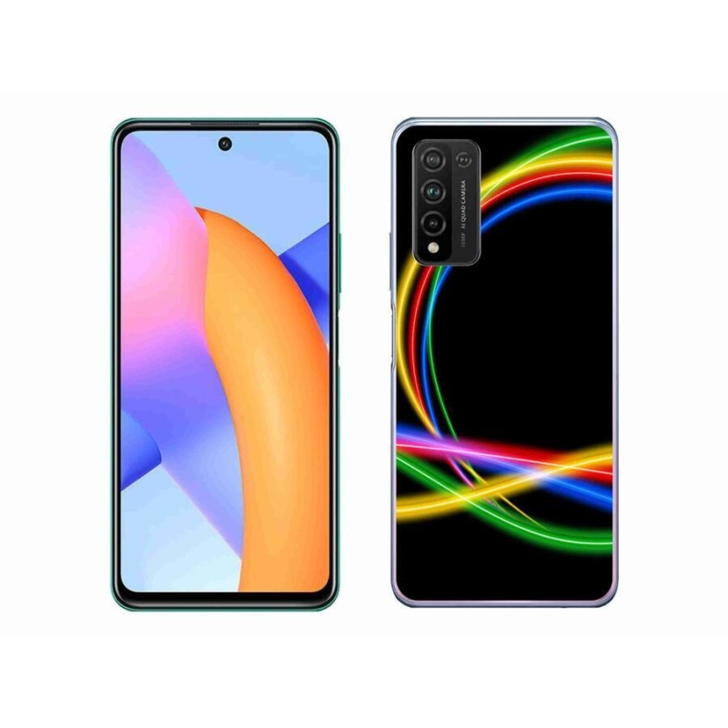 Gél tok mmCase a Honor 10X Lite készülékhez - neon körök