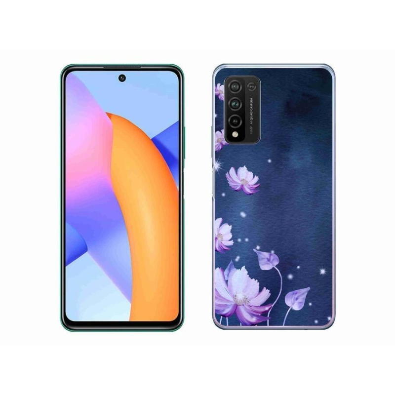 Gél tok mmCase a Honor 10X Lite készülékhez - hulló virágok