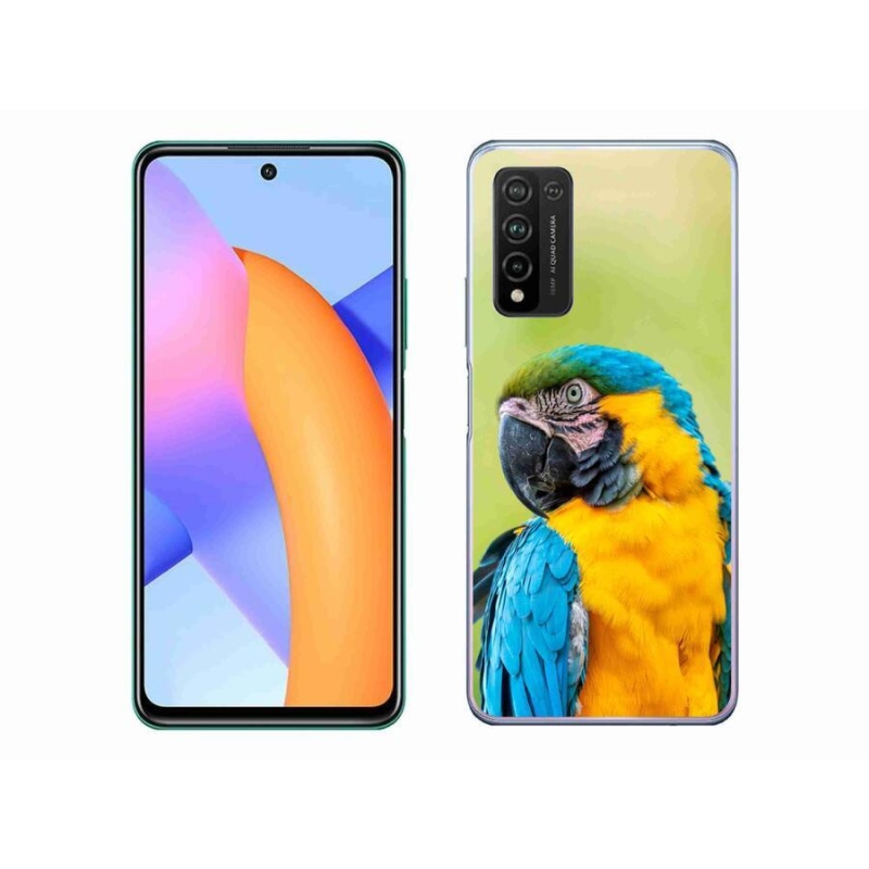 Gél tok mmCase a Honor 10X Lite készülékhez - papagáj ara 2