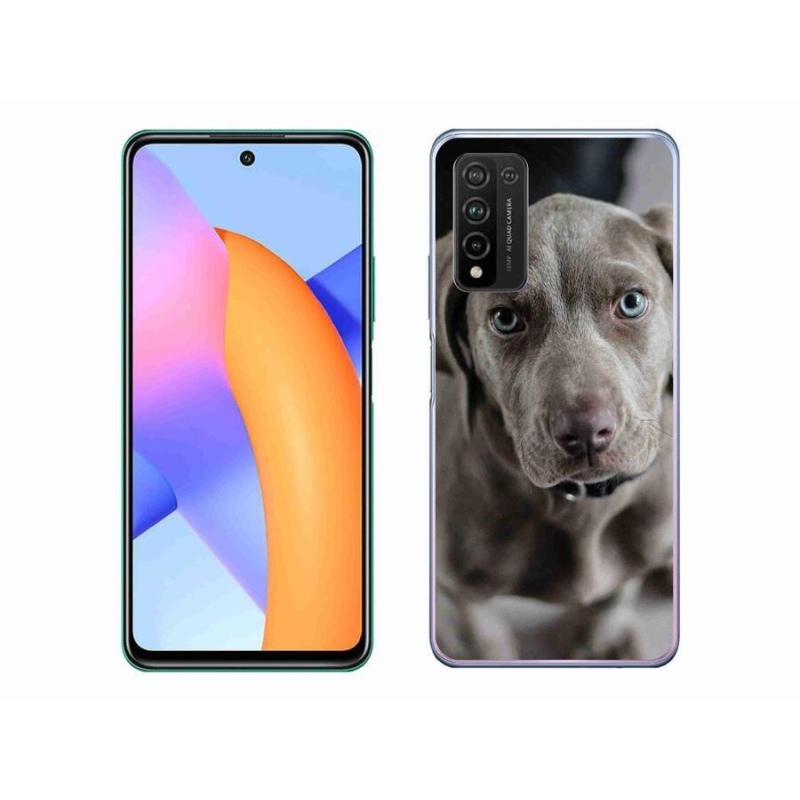 Gélhüvely mmCase a Honor 10X Lite mobiltelefonhoz - výmarský ohař