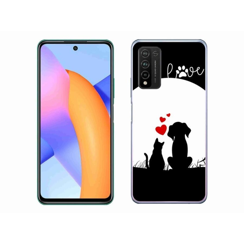Gél tok mmCase a Honor 10X Lite-hoz - állati szeretet