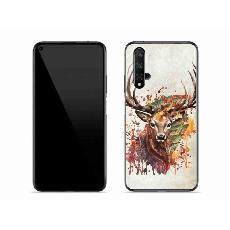 Gél tok mmCase for Honor 20 - szarvas 1