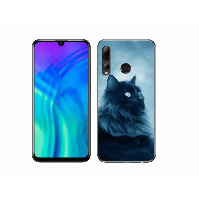 Gél tok mmCase a Honor 20 Lite-hoz - fekete macska 1