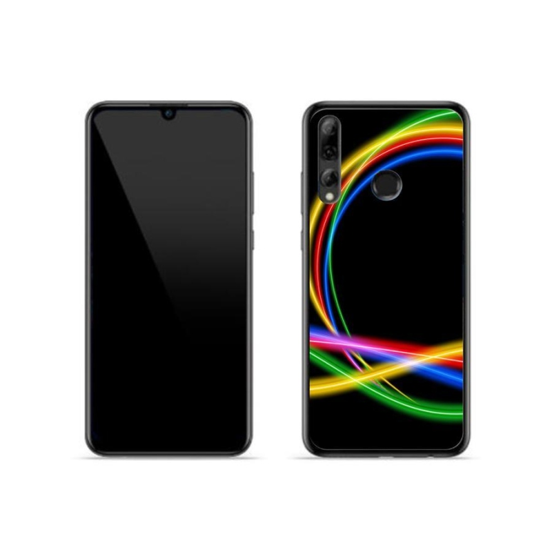 Gél tok mmCase a Honor 20 Lite készülékhez - neon körök