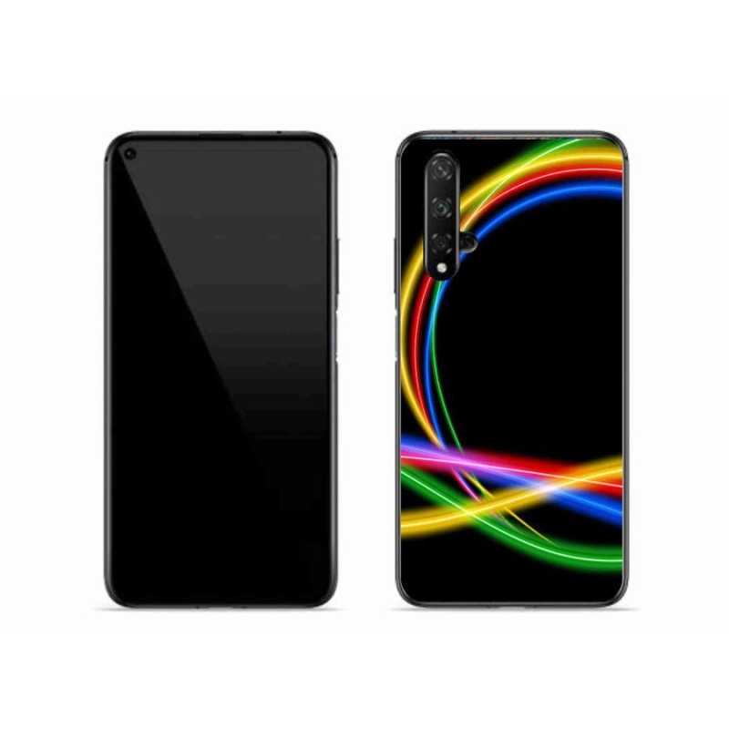 Gél tok mmCase a Honor 20-hoz - neon körök
