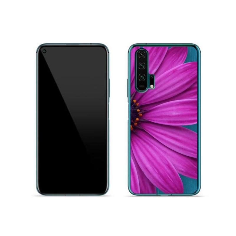 Gél tok mmCase a Honor 20 Pro-hoz - lila margaréta