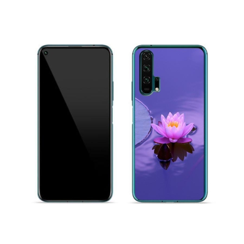 Gél tok mmCase a Honor 20 Pro számára - virág a felületen