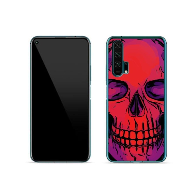 Gél tok mmCase a Honor 20 Pro számára - koponya