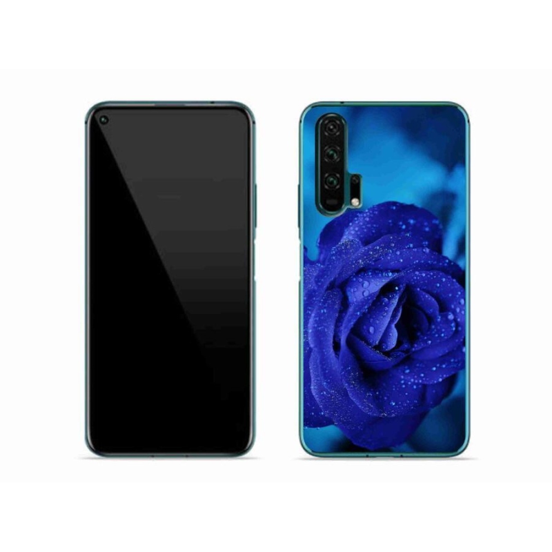 Gél tok mmCase a Honor 20 Pro-hoz - kék rózsa