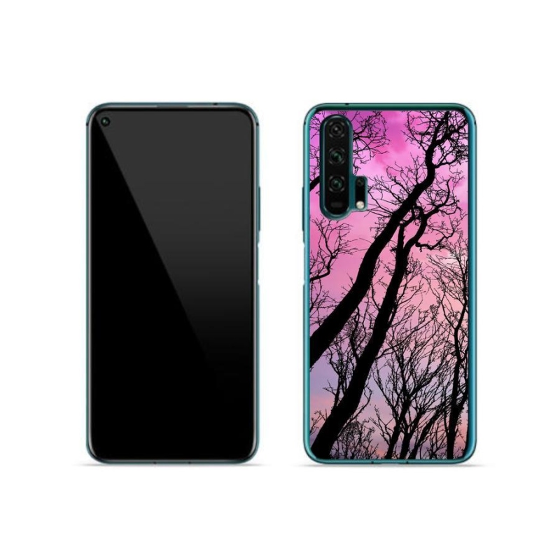 Gél tok mmCase a Honor 20 Pro számára - kidőlt fák