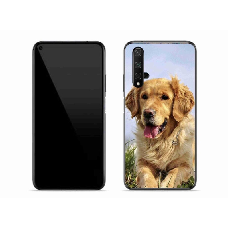 Gél tok mmCase a Honor 20-hoz - arany retriever