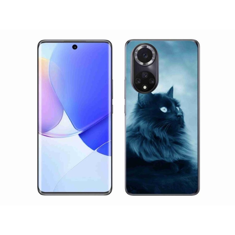 Gél tok mmCase a Honor 50-hez - fekete macska 1