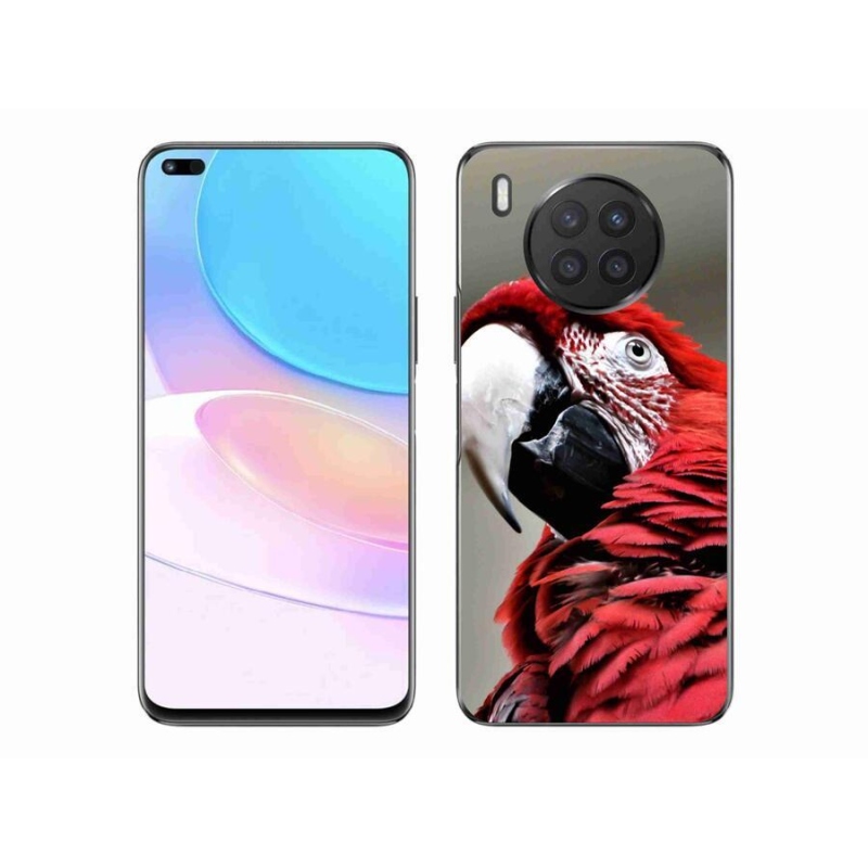 Gél tok mmCase a Honor 50 Lite készülékhez - papagáj ara piros