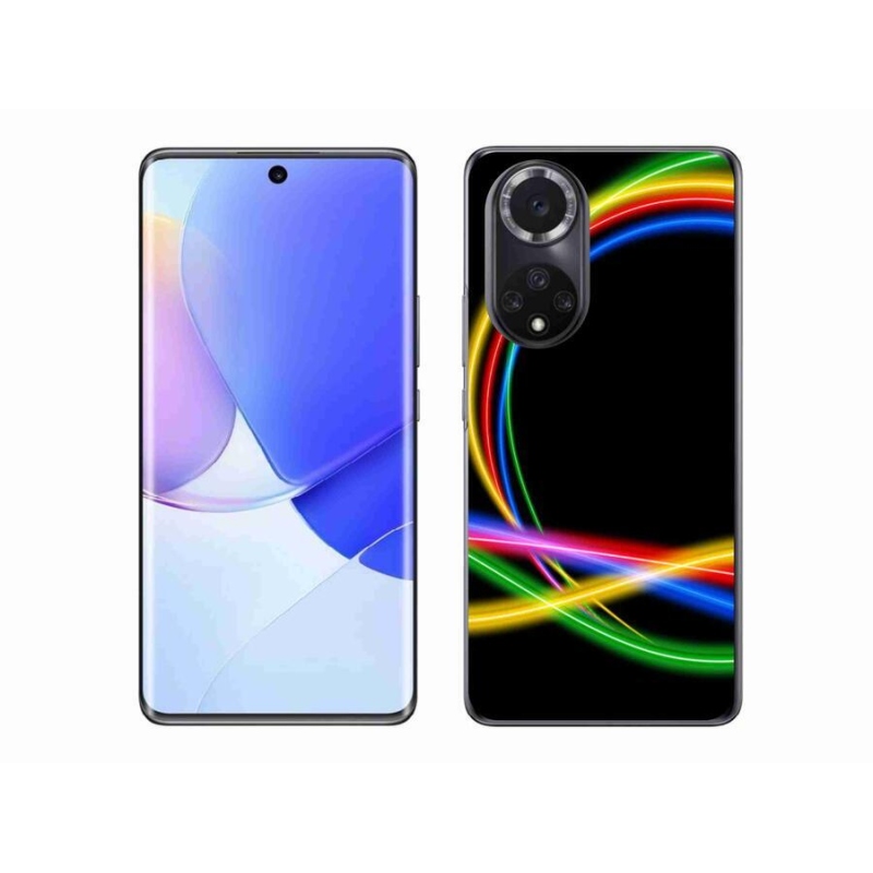 Gél tok mmCase a Honor 50 számára - neon körök