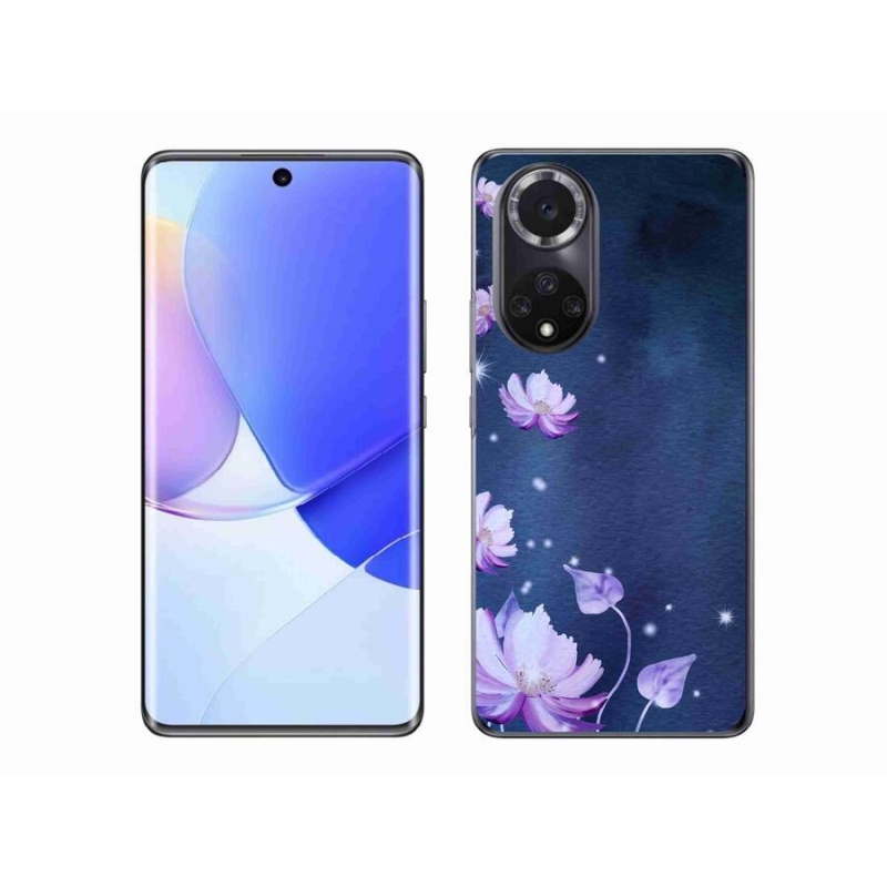 Gél tok mmCase a Honor 50 számára - hulló virágok