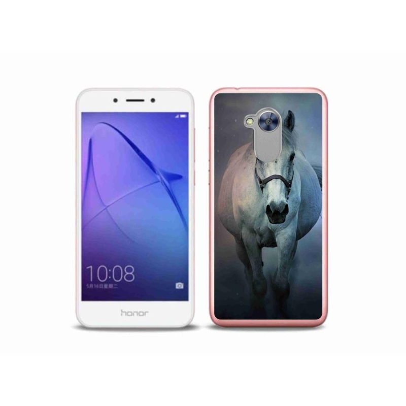 Gél tok mmCase a Honor 6A számára - futó fehér ló