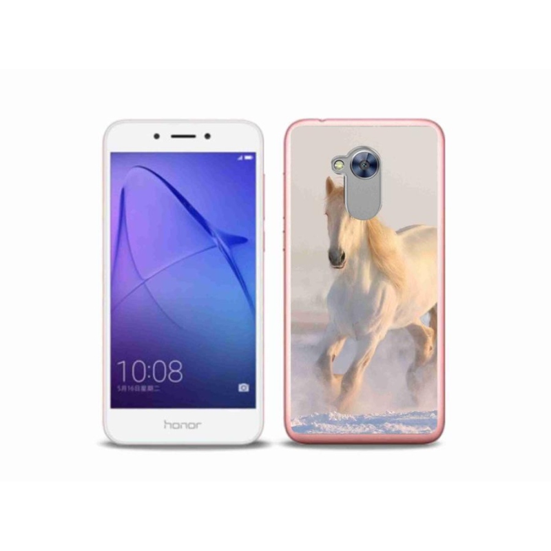 Gél tok mmCase a Honor 6A számára - ló a hóban