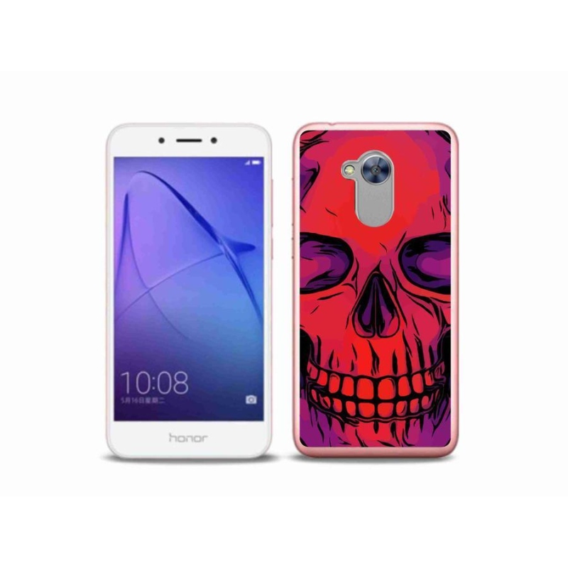 Gél tok mmCase a Honor 6A számára - koponya