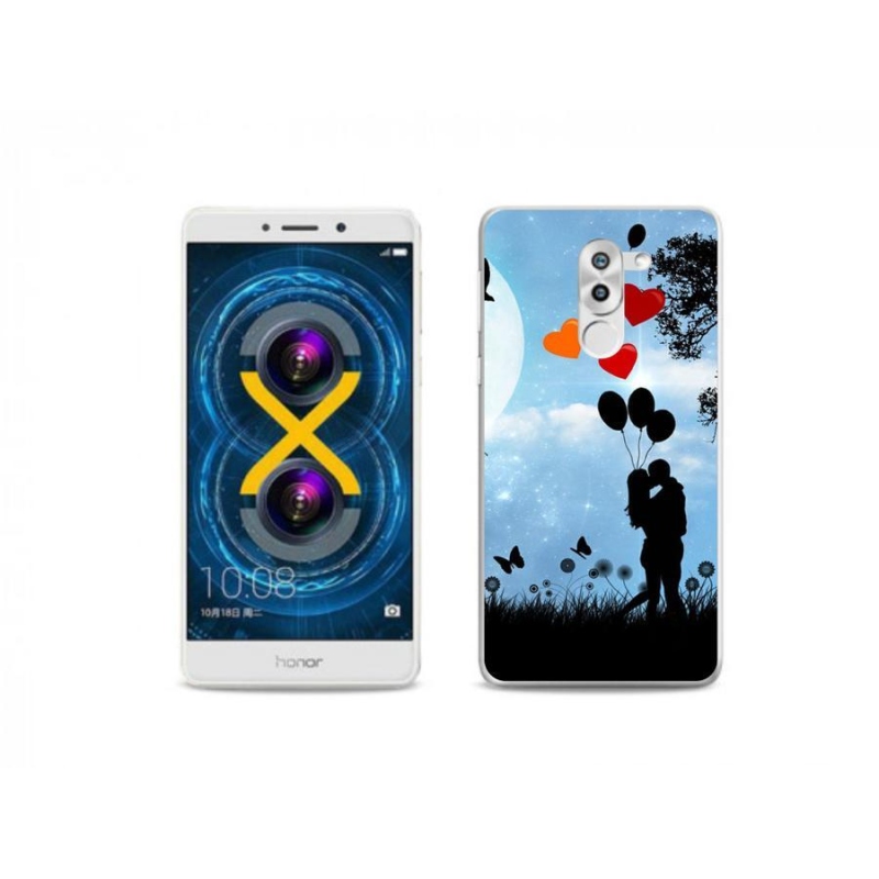 Gél tok mmCase a Honor 6X számára - szerelmes pár