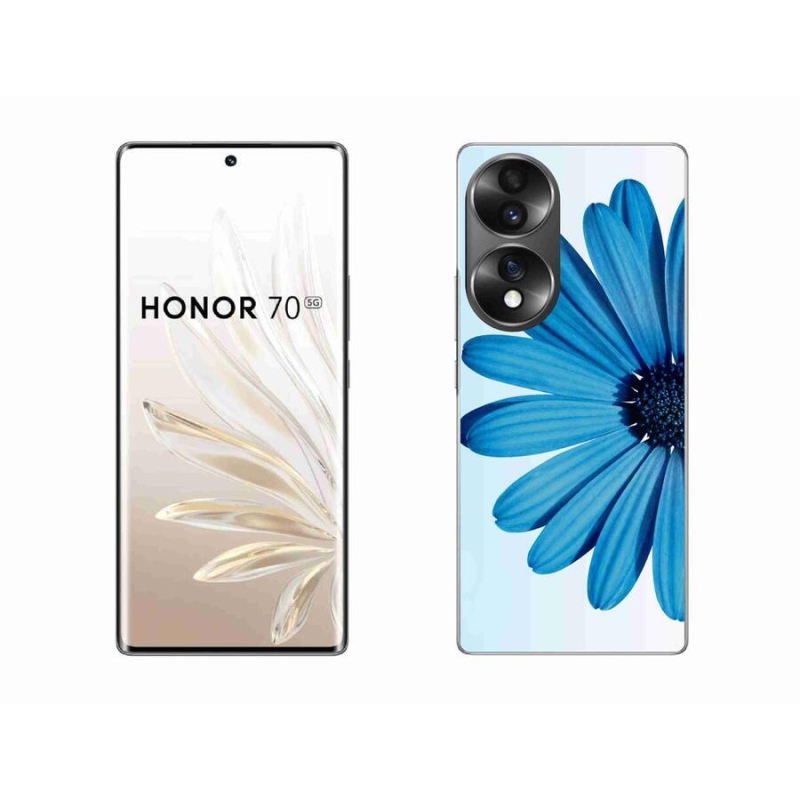 Gél tok mmCase a Honor 70-hez - kék margaréta